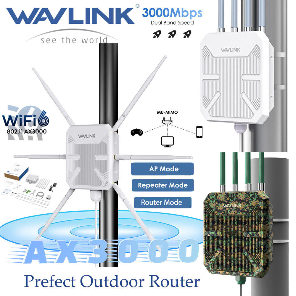 Wi-Fi 6 WAVLINK AX3000: wifi d'extérieur